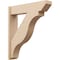 Ekena Millwork 7 1/2-in W x 32-in D x 36-in H Funston Slat Rough Cedar Woodgrain TimberThane Outlooker, Primed Tan OUTUR075X32X36FST24RCPR - alternate 1